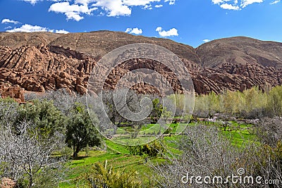 Morocco Dades valley Stock Photo
