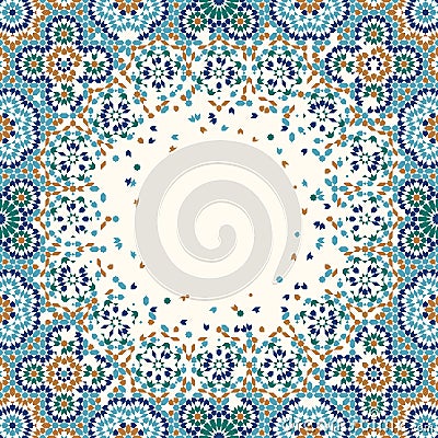 Morocco Disintegration Background Vector Illustration