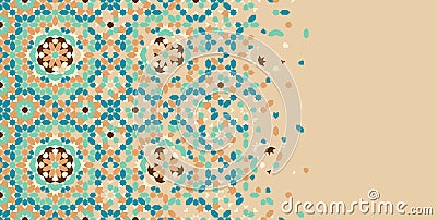 Morocco Disintegration Template. Vector Illustration