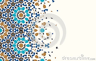 Morocco Disintegration Template. Vector Illustration