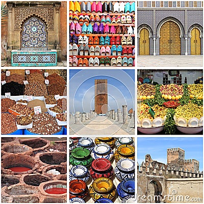 Morocco landmarks Stock Photo