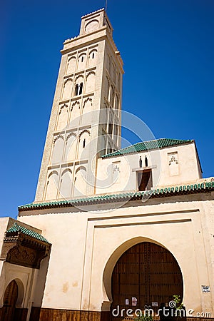Morocco Meknes. The mosque Stock Photo