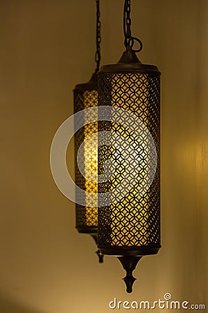 Morocco style lamp Stock Photo