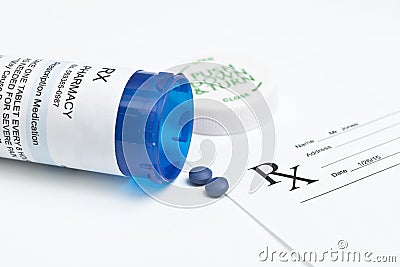 Morphine Sulfate Stock Photo