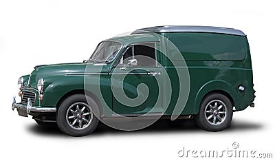 Morris Minor Van Stock Photo