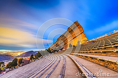 Red Rocks Amphitheatre Editorial Stock Photo