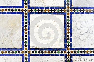 Morrocan traditional mosaic background Stock Photo