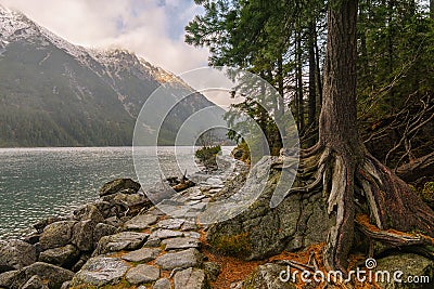 Morskie oko lake. Stock Photo