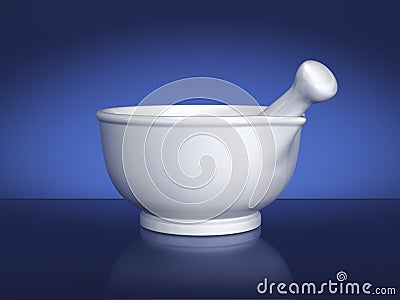 Mortar and Pestle Stock Photo