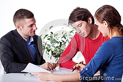 Mortgage advisory service Stock Photo