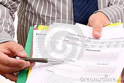 Mortgage Application Stock Photo