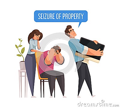 Mortgage Cartoon Icon Vector Illustration