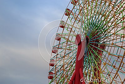 Mosaic Ferris Wheel at Harborland Stock Photo