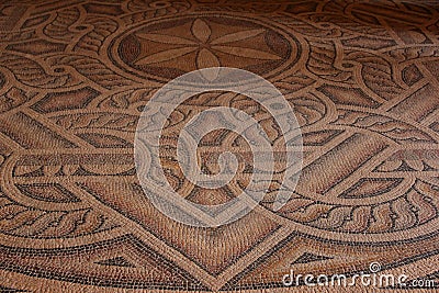 Mosaic Floor Stock Photo