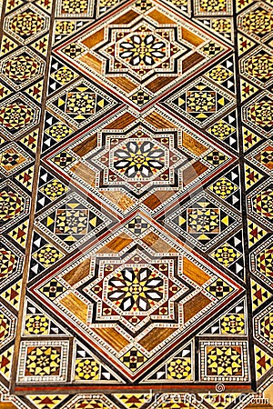 Mosaic from the Kayanos Church Stock Photo