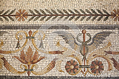 Mosaic in the Renaissance style at the Wanamaker building, Philadelphia Editorial Stock Photo
