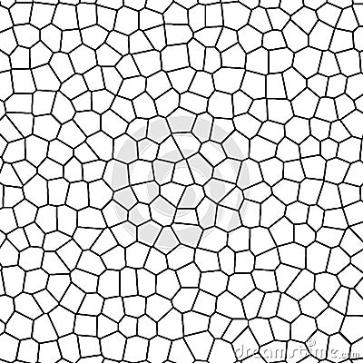 Mosaic texture. Abstract background template. Broken glass or crack surface pattern. Vector design Vector Illustration