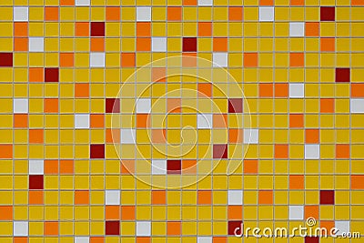 Mosaic tile background with abstract random pattern Stock Photo