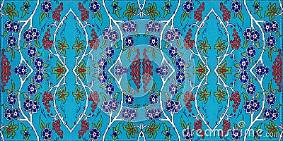 Mosaic tile pattern,islamic motif Stock Photo