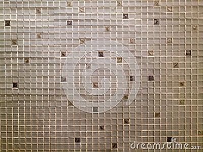 Mosaic tiles are used for wall, bathroom, kitchen, colorful. Stock Photo