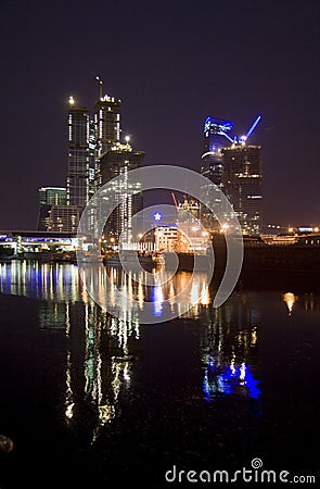 Moscow Business Center Stock Photo
