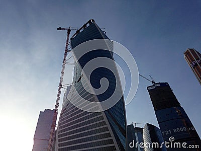 Moscow City complex Editorial Stock Photo