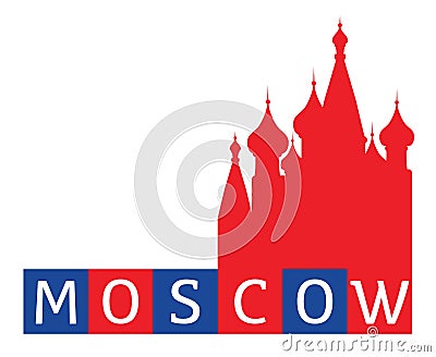 Moscow illustration Vector Illustration