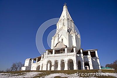 Moscow kolomenskoye reserve unesco masterpiece church ascension Stock Photo