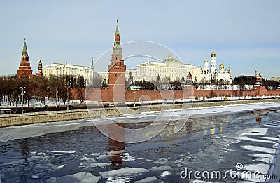 The Moscow Kremlin Stock Photo