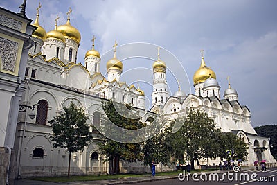 Moscow Kremlin the bell tower of the Cathedral of the Annunciation Editorial Stock Photo