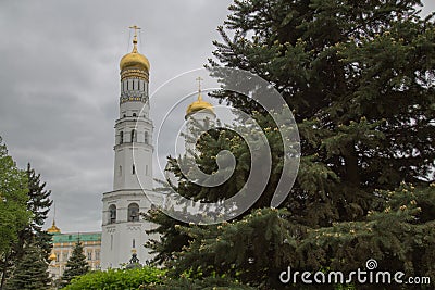 Moscow landmark Ivan the Great Bell Tower Stock Photo