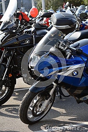 Moscow Moto Festival - 2020. Editorial Stock Photo