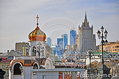 Moscow roofs, Russia Editorial Stock Photo