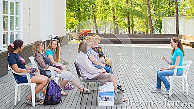 The Heartfulness meditation practitioners Editorial Stock Photo