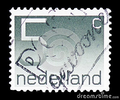 Numeral, 5 Dutch cents, Figure type 