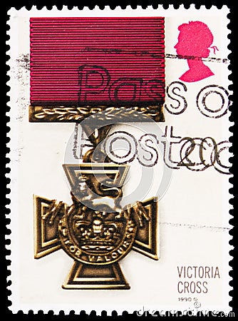 Victoria Cross, Gallantry Awards serie, circa 1990 Editorial Stock Photo