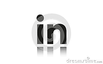 Moscow, Russia - June 20, 2018: Linkedin logo icon. Social media symbol Editorial Stock Photo