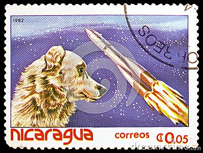 Satellite, Spaceflight serie, circa 1982 Editorial Stock Photo