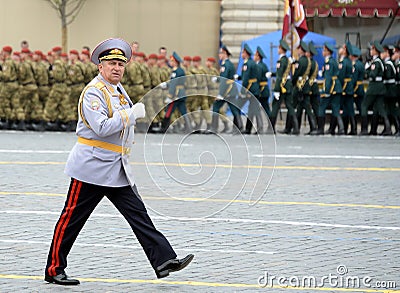 Head of the Moscow University of the Ministry of internal Affairs of Russia police Lieutenant General Igor Kalinichenko Editorial Stock Photo