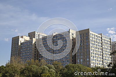 Moscow\Russia, September 3, 2020\New buildings in the city Editorial Stock Photo