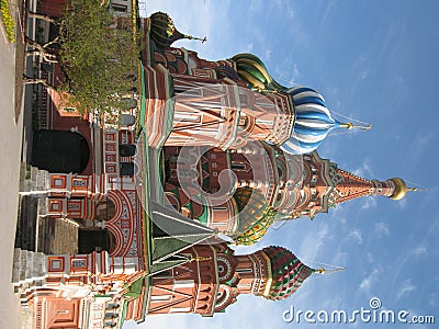 Moscow, Russia, St.Basil's (Pokrovskiy) cathedral Stock Photo