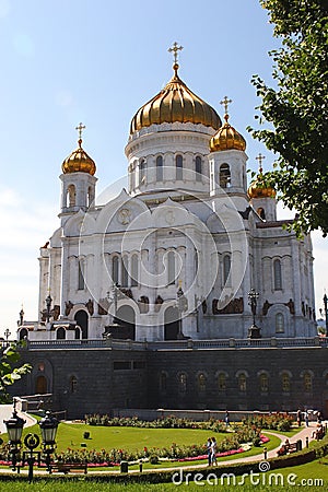 Moscow, Russia, Temple of the Christ of the Savior Stock Photo