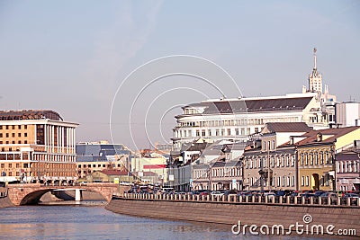 Moscow, Russia, Town Landscape Stock Photo