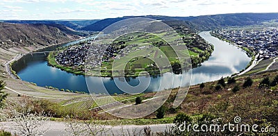 Moselle loop Editorial Stock Photo