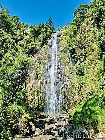 Moshi Materuni Waterfalls Kilimanjaro Tanzania Africa Stock Photo