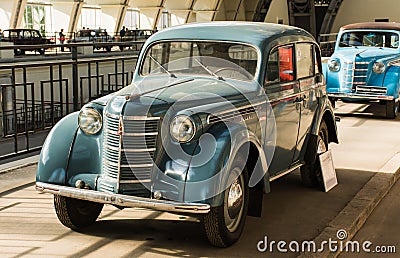 Moskvich 401, Retro car from USSR Editorial Stock Photo