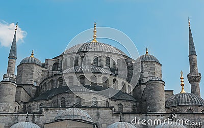 Moslem Blue Mosque Sultan Ahmet Cami in Istanbul Turkey Stock Photo