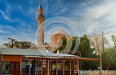 Mosque Agia Sofias jami kebir. Stock Photo