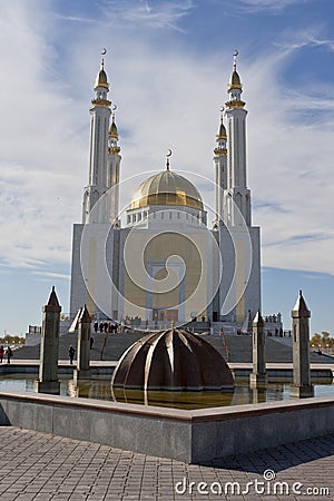 Mosque in Aktobe Stock Photo