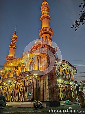 Mosque Baitul Hasanah beautiful place Editorial Stock Photo